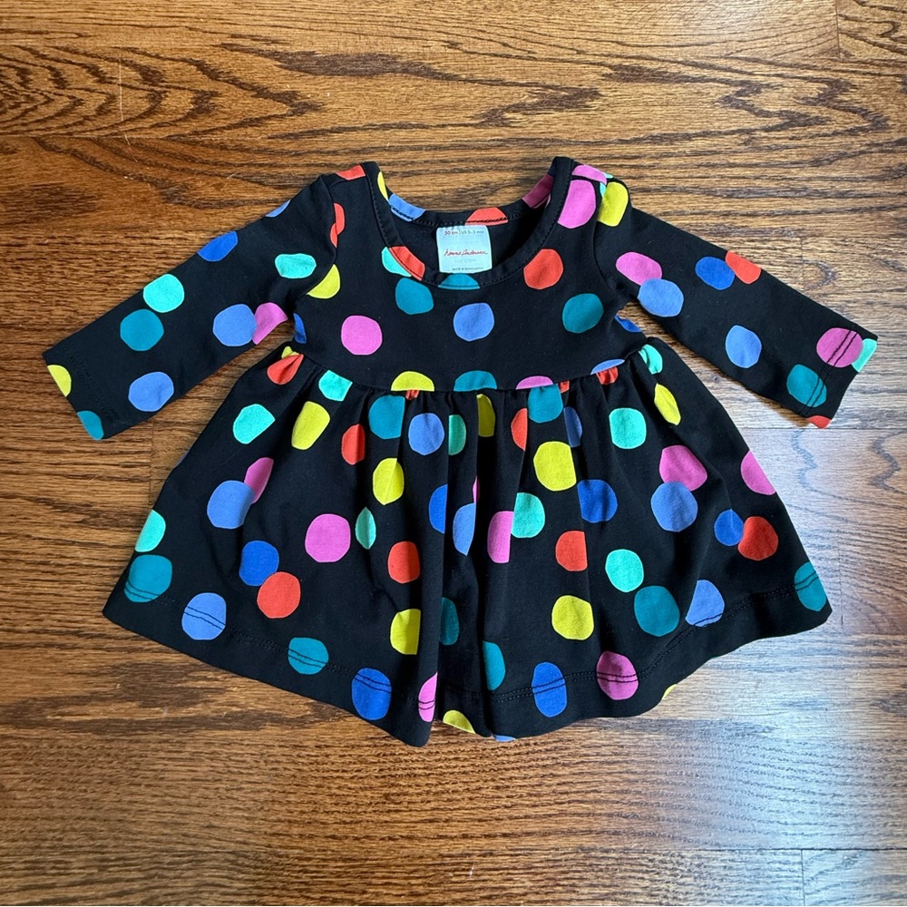 Hanna Andersson Polka Dot Dress 0-3 Months
